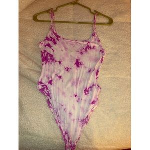 Tie dye body suit